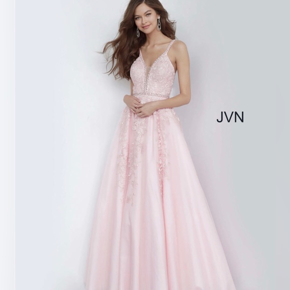 JVN Pink Prom Dress by Jovani